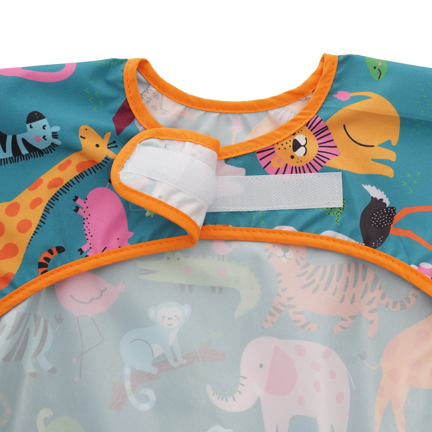 Tinyfeed Uzun Kollu Sıvı Geçirmez Çocuk Gıda ve Aktivite Önlüğü (2-4 Yaş)-ZooWorld