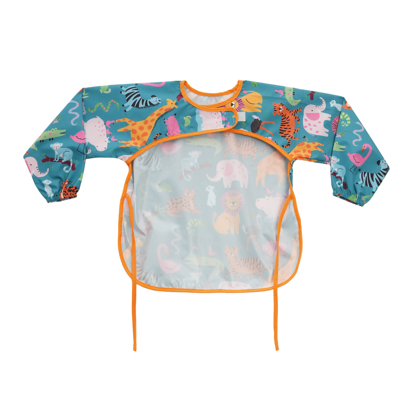 Tinyfeed Uzun Kollu Sıvı Geçirmez Çocuk Gıda ve Aktivite Önlüğü (2-4 Yaş)-ZooWorld