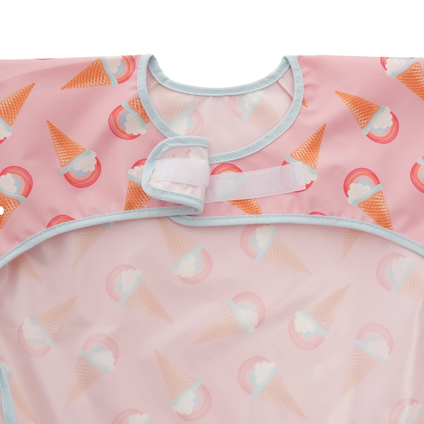 Tinyfeed Uzun Kollu Sıvı Geçirmez Çocuk Gıda ve Aktivite Önlüğü (2-4 Yaş)-IceCream