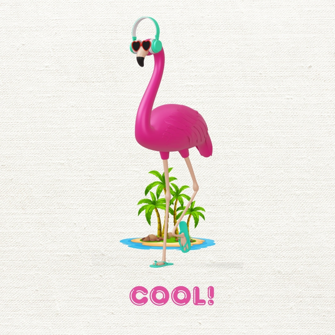 Flamingo Kanvas Çanta