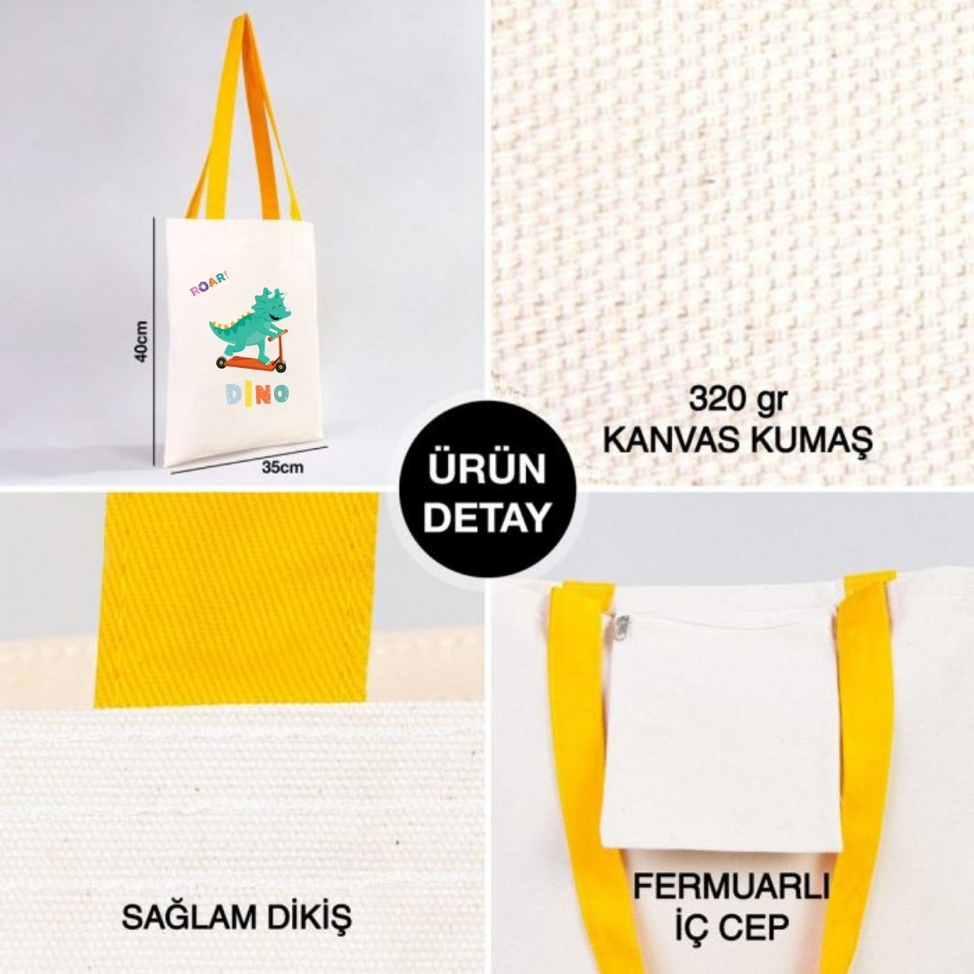 Dino Kanvas Çanta