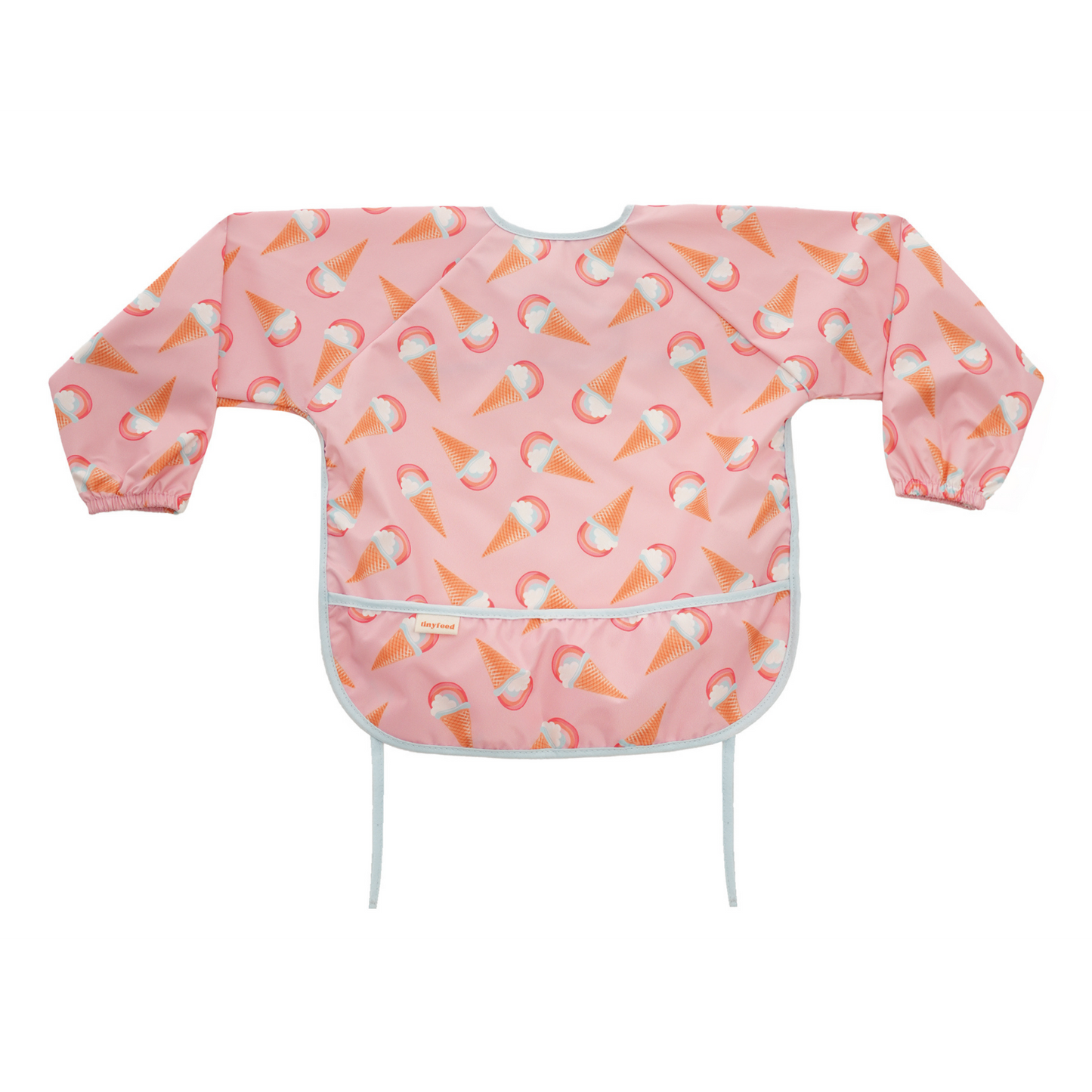 Tinyfeed Uzun Kollu Sıvı Geçirmez Çocuk Gıda ve Aktivite Önlüğü (2-4 Yaş)-IceCream