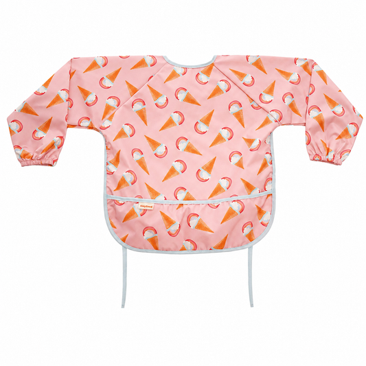 Long Sleeved Waterproof Bib – IceCream (2-4 Years)