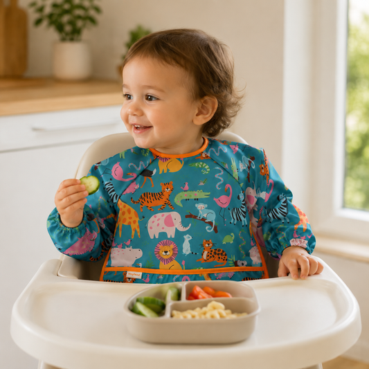 Long-Sleeved Waterproof Bib – ZooWorld (2-4 Years)